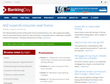 Tablet Screenshot of bankingday.com